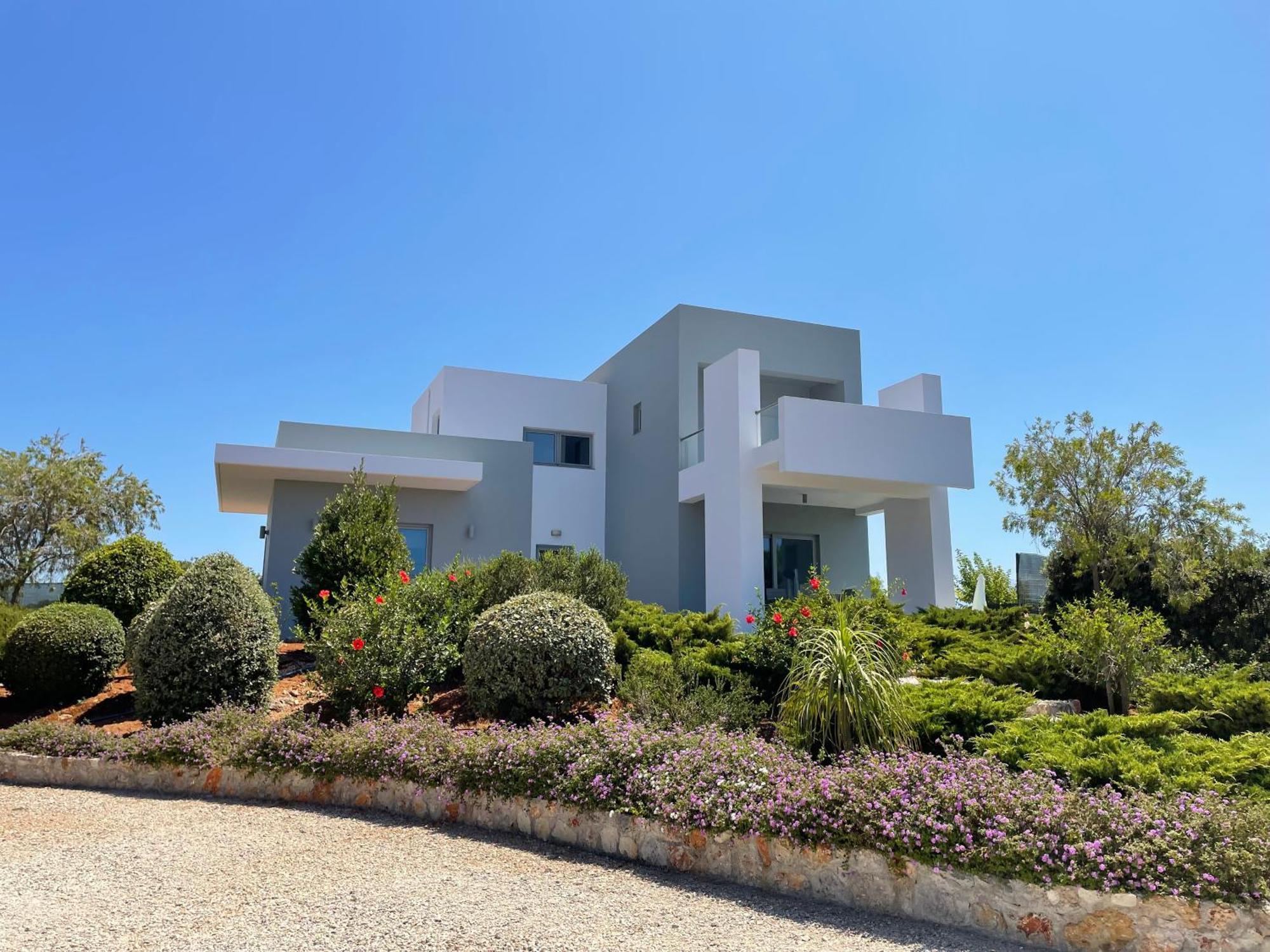 Helios A Modern Large Villa With Private Pool Set In A Quiet Location Stavros  Luaran gambar